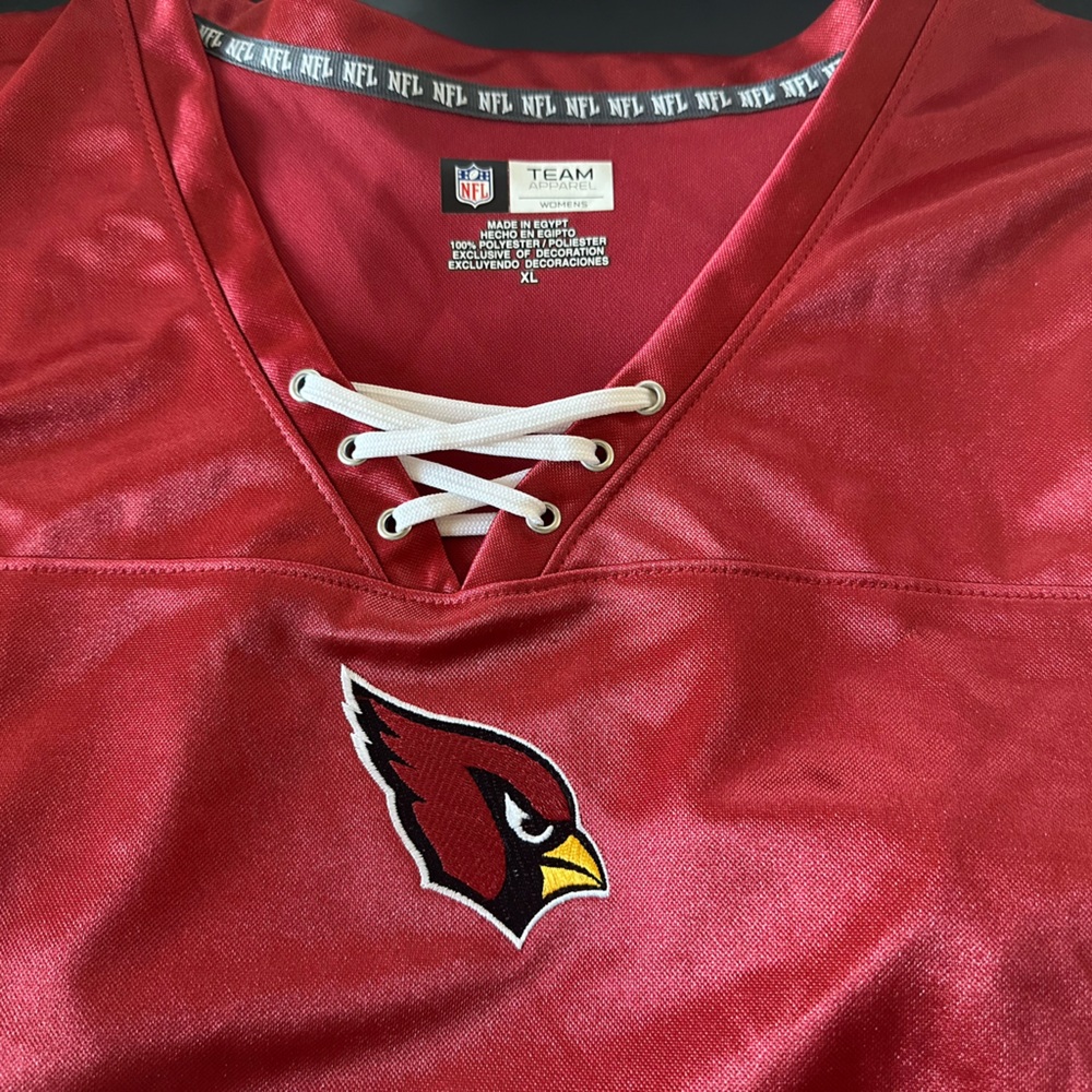 NFL Team Apparel Arizona Cardinals jersey shirt. Size XL